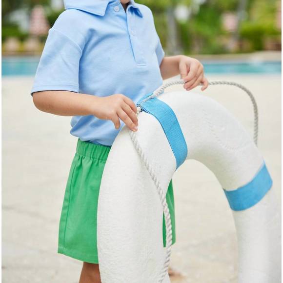 NEW LITTLE ENGLISH twill short in green - Picture 3 of 3